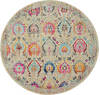 Nourison Vintage Kashan Beige Round 60 X 60 Area Rug 805-115536 Thumb 0