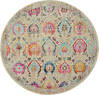 Nourison Vintage Kashan Beige Round 60 X 60 Area Rug  805-115536 Thumb 0