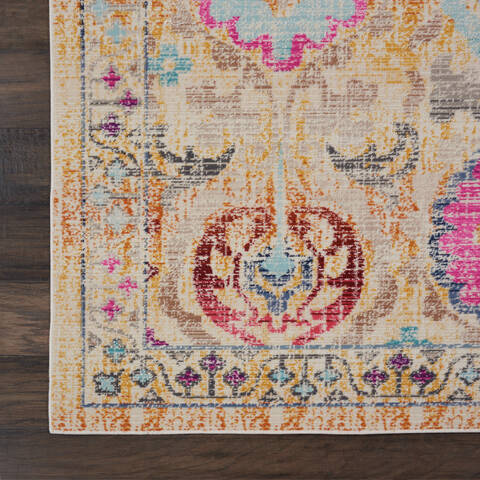 Nourison Vintage Kashan Beige 710 X 910 Area Rug 805-115537 Image 1
