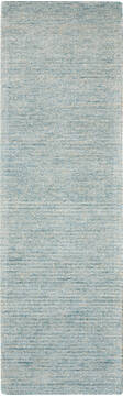 Nourison Weston Blue Runner 6 to 9 ft Bamboo Silk Carpet 115552
