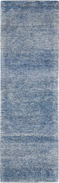 Nourison Weston Blue Runner 6 to 9 ft Bamboo Silk Carpet 115555
