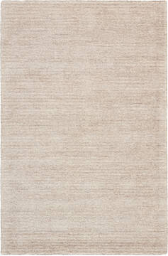 Nourison Weston Beige Rectangle 4x6 ft Bamboo Silk Carpet 115563