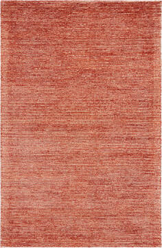 Nourison Weston Red Rectangle 5x7 ft Bamboo Silk Carpet 115579