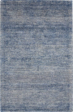 Nourison Weston Blue Rectangle 5x7 ft Bamboo Silk Carpet 115585