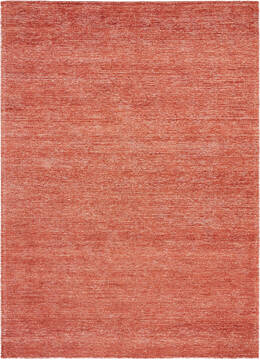 Nourison Weston Red Rectangle 10x13 ft Bamboo Silk Carpet 115594