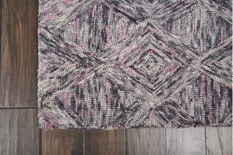 Nourison Linked Grey Runner 23 X 76 Area Rug 805-115603 Image 1