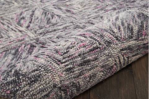 Nourison Linked Grey Runner 23 X 76 Area Rug 805-115603 Image 2