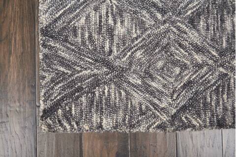 Nourison Linked Grey Runner 23 X 76 Area Rug 805-115604 Image 1