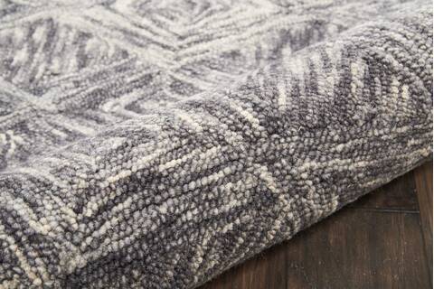 Nourison Linked Grey Runner 23 X 76 Area Rug 805-115604 Image 2