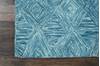 Nourison Linked Blue Runner 23 X 76 Area Rug  805-115605 Thumb 1