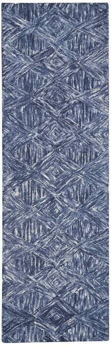 Nourison Linked Blue Runner 23 X 76 Area Rug 805-115606 Image 0