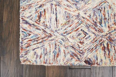 Nourison Linked Multicolor Runner 23 X 76 Area Rug 805-115608 Image 1