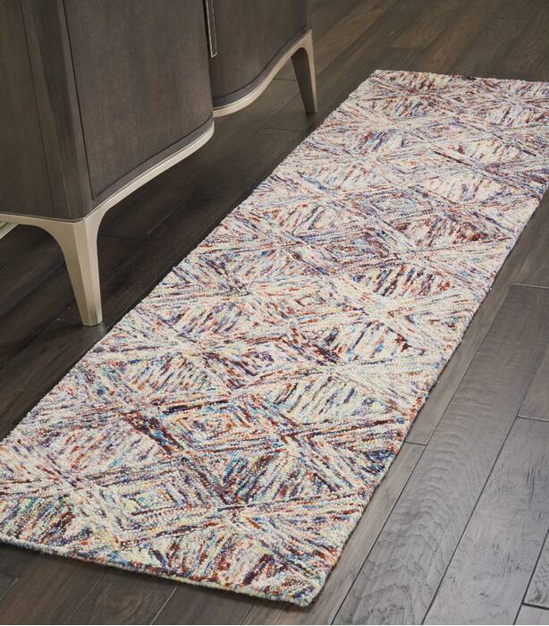 Nourison Linked Multicolor Runner 23 X 76 Area Rug 805-115608 Image 3