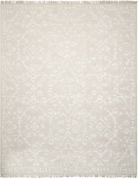 Nourison Elan Grey Rectangle 8x10 ft Wool Carpet 115615
