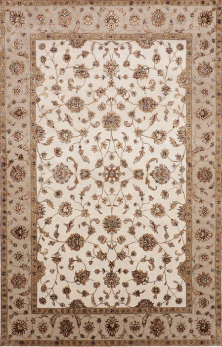 Jaipur White Hand Knotted 60 X 92 Area Rug 905-115616 Image 0