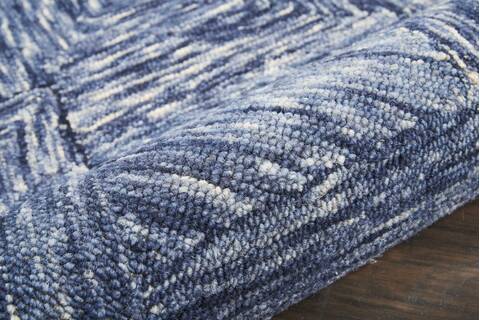 Nourison Linked Blue 80 X 106 Area Rug 805-115622 Image 2