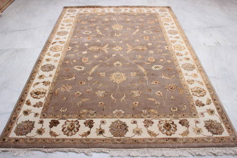 Jaipur Brown Hand Knotted 61 X 91 Area Rug 905-115635 Image 1