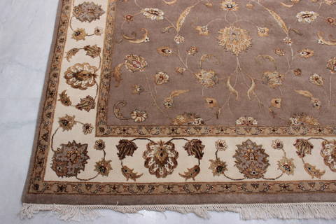 Jaipur Brown Hand Knotted 61 X 91 Area Rug 905-115635 Image 2