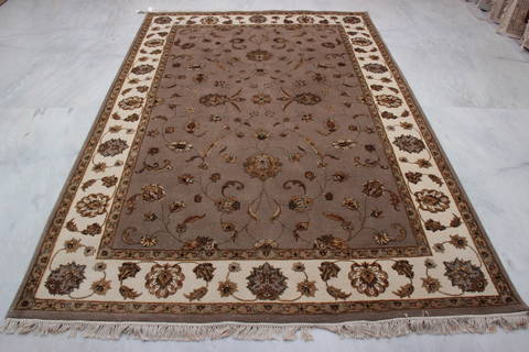 Jaipur Brown Hand Knotted 61 X 91 Area Rug 905-115635 Image 3