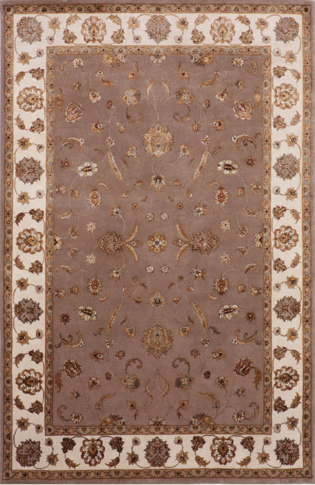 Jaipur Brown Hand Knotted 61 X 91 Area Rug 905-115635 Image 0