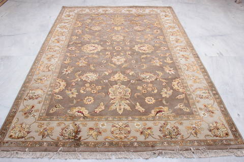 Jaipur Brown Hand Knotted 61 X 93 Area Rug 905-115636 Image 1