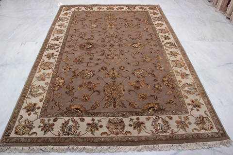 Jaipur Brown Hand Knotted 61 X 93 Area Rug 905-115636 Image 3
