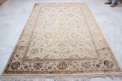 Jaipur Beige Hand Knotted 511 X 91 Area Rug 905-115639 Image 1