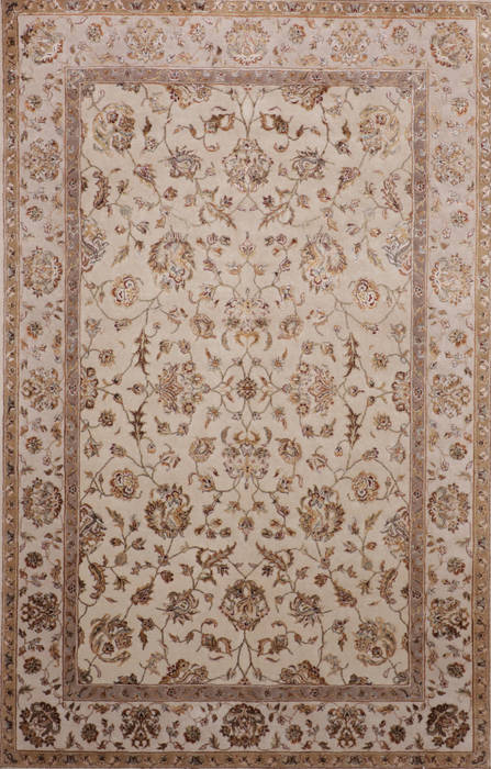 Jaipur Beige Hand Knotted 511 X 91 Area Rug 905-115639 Image 0