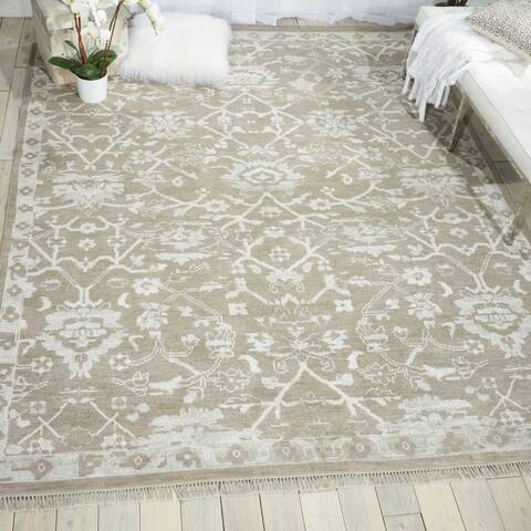 Nourison Elan Grey 79 X 99 Area Rug 805-115643 Image 3