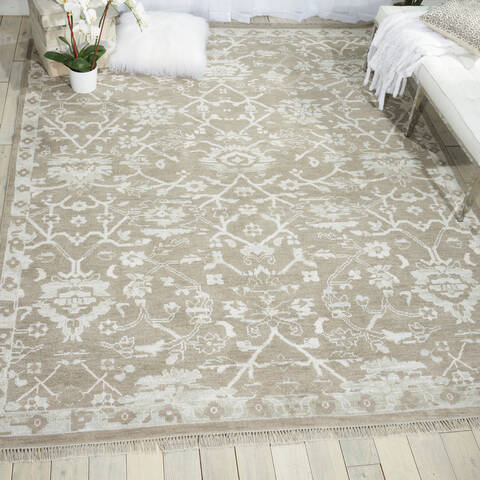 Nourison Elan Grey 79 X 99 Area Rug 805-115643 Image 4