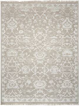 Nourison Elan Grey Rectangle 8x10 ft Wool Carpet 115643