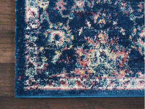 Nourison Fusion Blue Runner 22 X 76 Area Rug 805-115646 Image 1