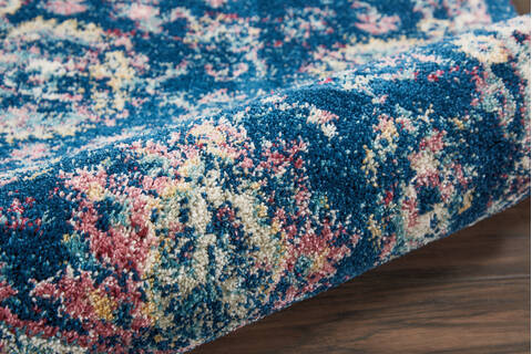 Nourison Fusion Blue Runner 22 X 76 Area Rug 805-115646 Image 2