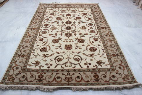 Jaipur White Hand Knotted 61 X 93 Area Rug 905-115653 Image 3
