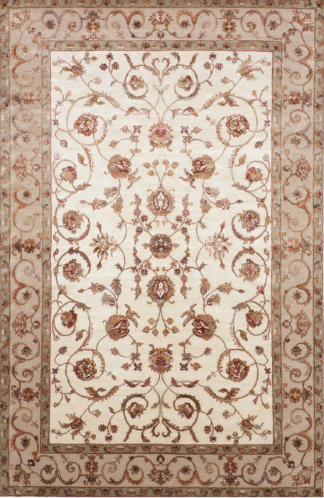 Jaipur White Hand Knotted 61 X 93 Area Rug 905-115653 Image 0