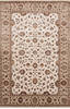Jaipur White Hand Knotted 60 X 91 Area Rug 905-115654 Thumb 0