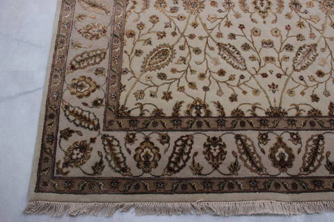Jaipur Beige Hand Knotted 60 X 91 Area Rug 905-115662 Image 2