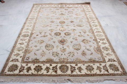 Jaipur Grey Hand Knotted 60 X 94 Area Rug 905-115663 Image 1