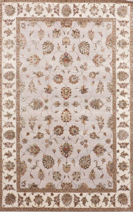 Jaipur Grey Hand Knotted 60 X 94 Area Rug 905-115663 Image 0