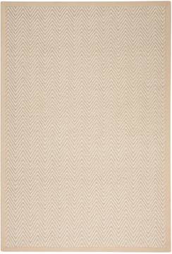 Nourison KIAWIAH Beige Rectangle 5x8 ft Polyester and Wool Carpet 115669