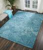 Nourison Linked Blue 80 X 106 Area Rug  805-115675 Thumb 3