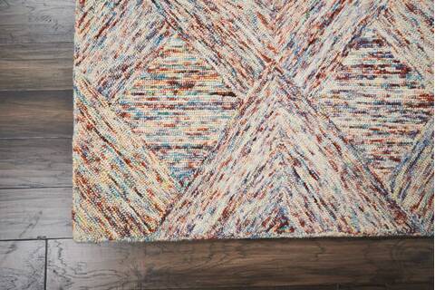 Nourison Linked Multicolor 80 X 106 Area Rug 805-115678 Image 1