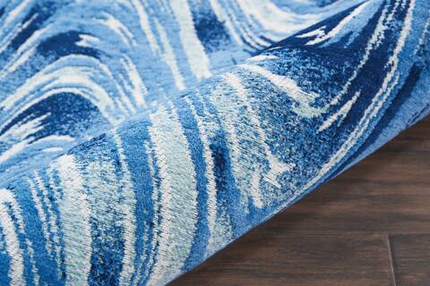Nourison Organic Modern Blue 39 X 59 Area Rug 805-115701 Image 2