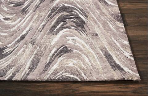Nourison Organic Modern Grey 39 X 59 Area Rug 805-115702 Image 4