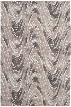 Nourison Organic Modern Grey Rectangle 4x6 ft Polyester Carpet 115702