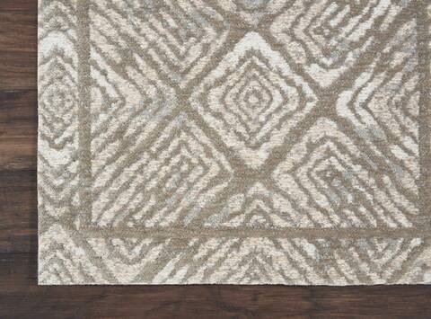 Nourison Organic Modern Grey Runner 23 X 76 Area Rug 805-115705 Image 1