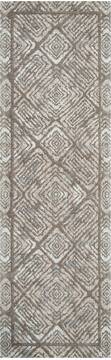 Nourison Organic Modern Grey Runner 2'3" X 7'6" Area Rug  805-115705