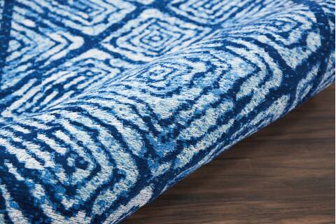 Nourison Organic Modern Blue Runner 23 X 76 Area Rug 805-115706 Image 2