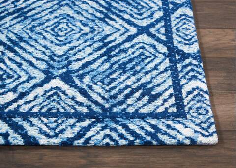 Nourison Organic Modern Blue Runner 23 X 76 Area Rug 805-115706 Image 3
