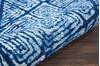 Nourison Organic Modern Blue Runner 23 X 76 Area Rug  805-115706 Thumb 2